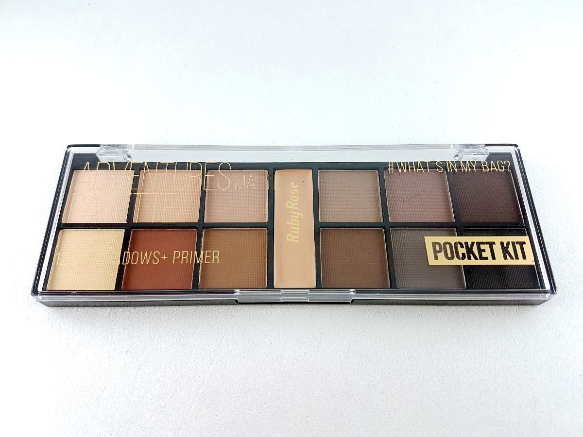 Paleta De Sombras Matte Nude Pocket Adventures Ruby Rose Hb Distribuidora Jcf