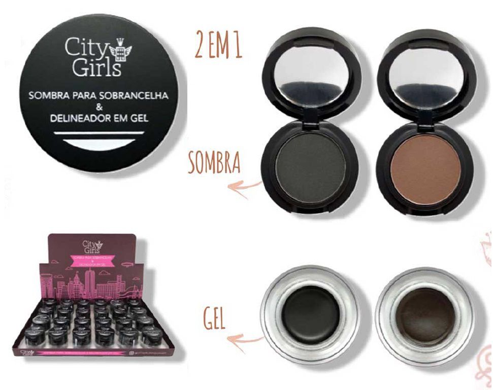 Paleta de Sombras Petit Mini - City Girls CG338 Cor:A