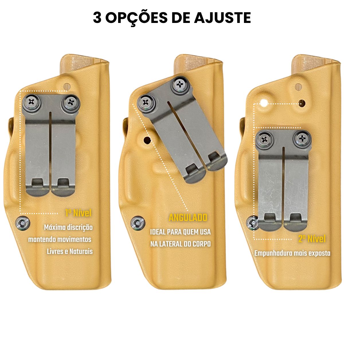Coldre Kydex COBRALOCK - [GX4 Carry] - [GX4 XL] - [.38 TPC