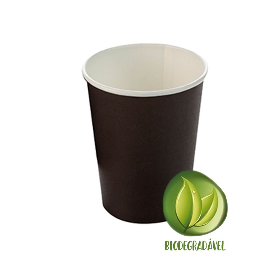Copo Papel Liso Biodegradável 270 ml - 10 un - Preto - Silver - Rizzo -  Loja de Confeitaria | Rizzo Confeitaria