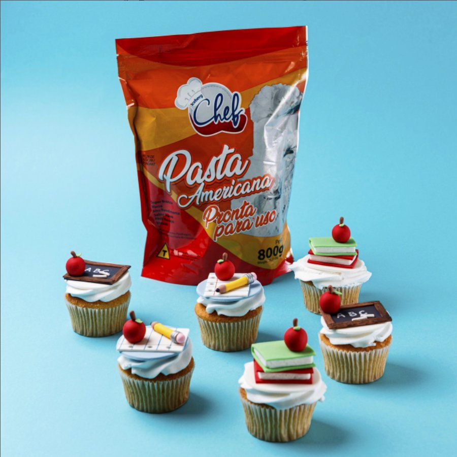 Pasta Americana Pronta Branca 800g 1 Unidade Iceberg Rizzo