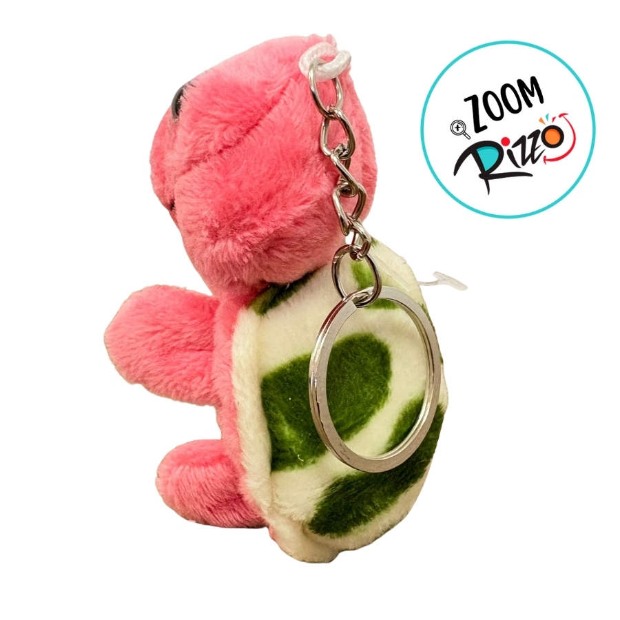 Chaveiro de Pelúcia Tartaruga - Rosa - 5x8x4cm - 1 unidade - Rizzo ...