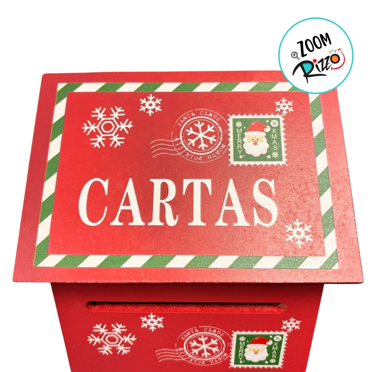 Enfeite Decorativo de Natal - Caixa de Correio Papai Noel Polo Norte ...