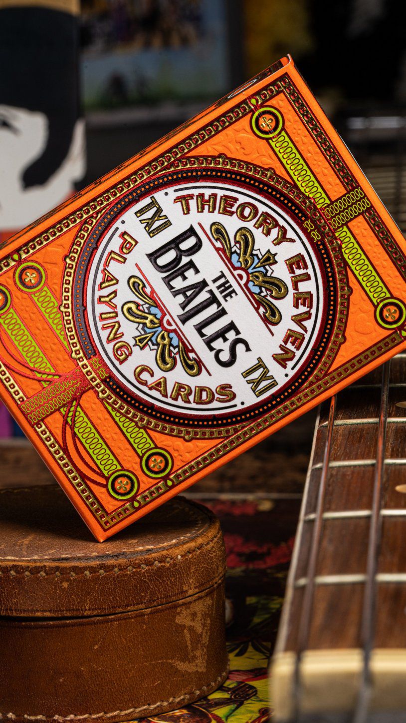 Baralho The Beatles Laranja (Orange) - Baralho Box - Sua loja