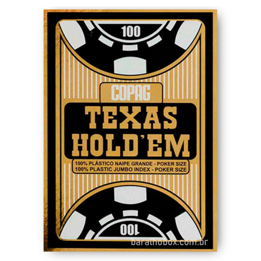 Texas Holdem baralhos Copag marcados luminosas