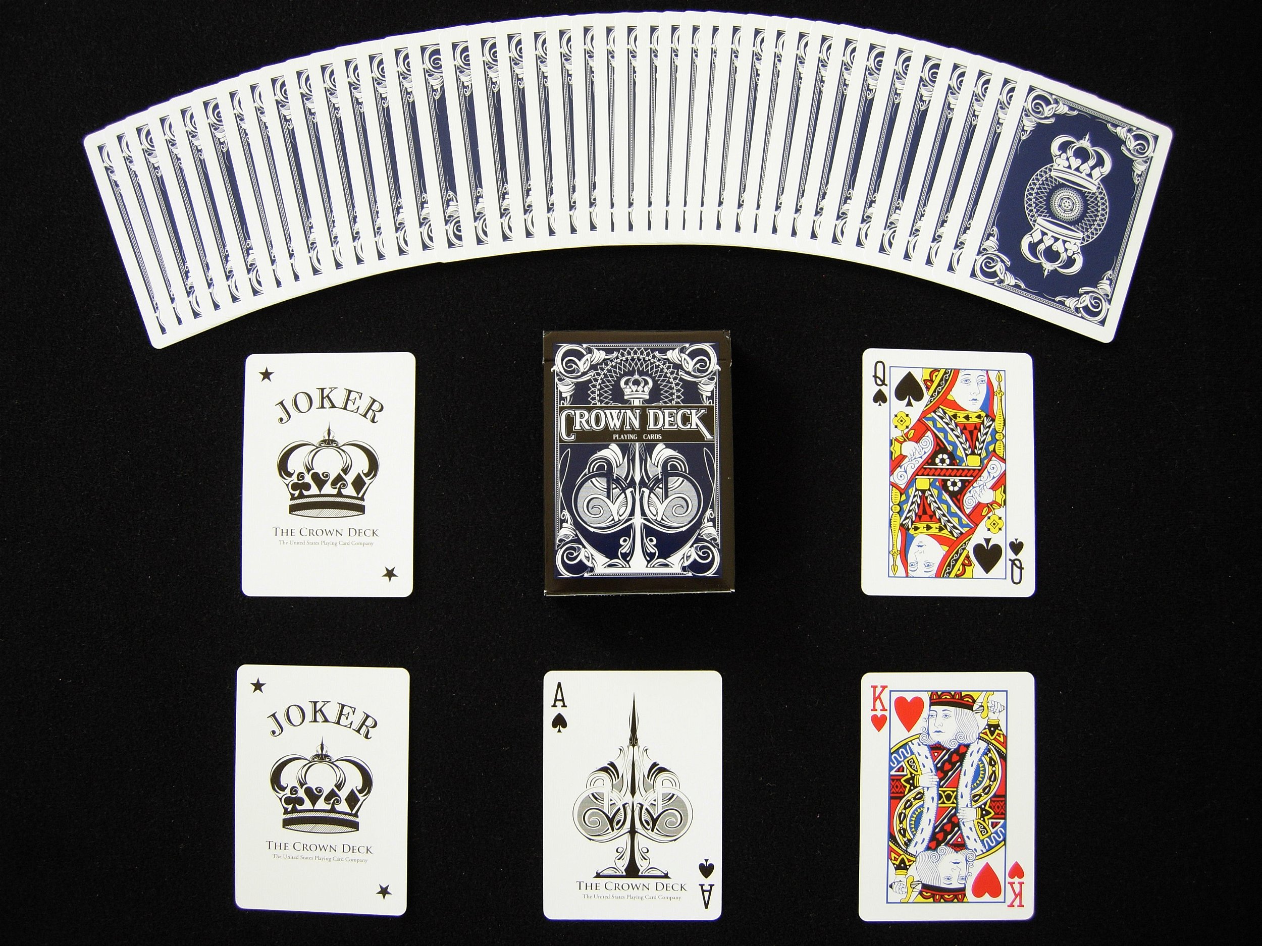 Crown Deck 5色セット Baralho Crown Deck Azul - Baralho Box - Sua loja online de Baralhos