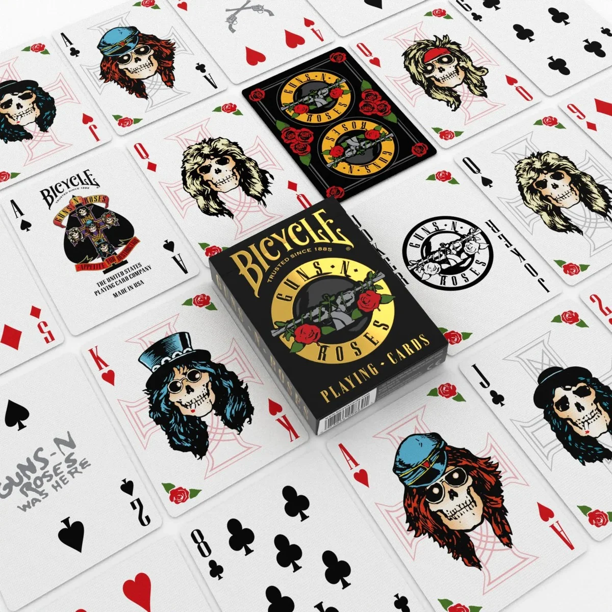 Baralho Bicycle Guns N' Roses - Baralho Box - Sua loja online de