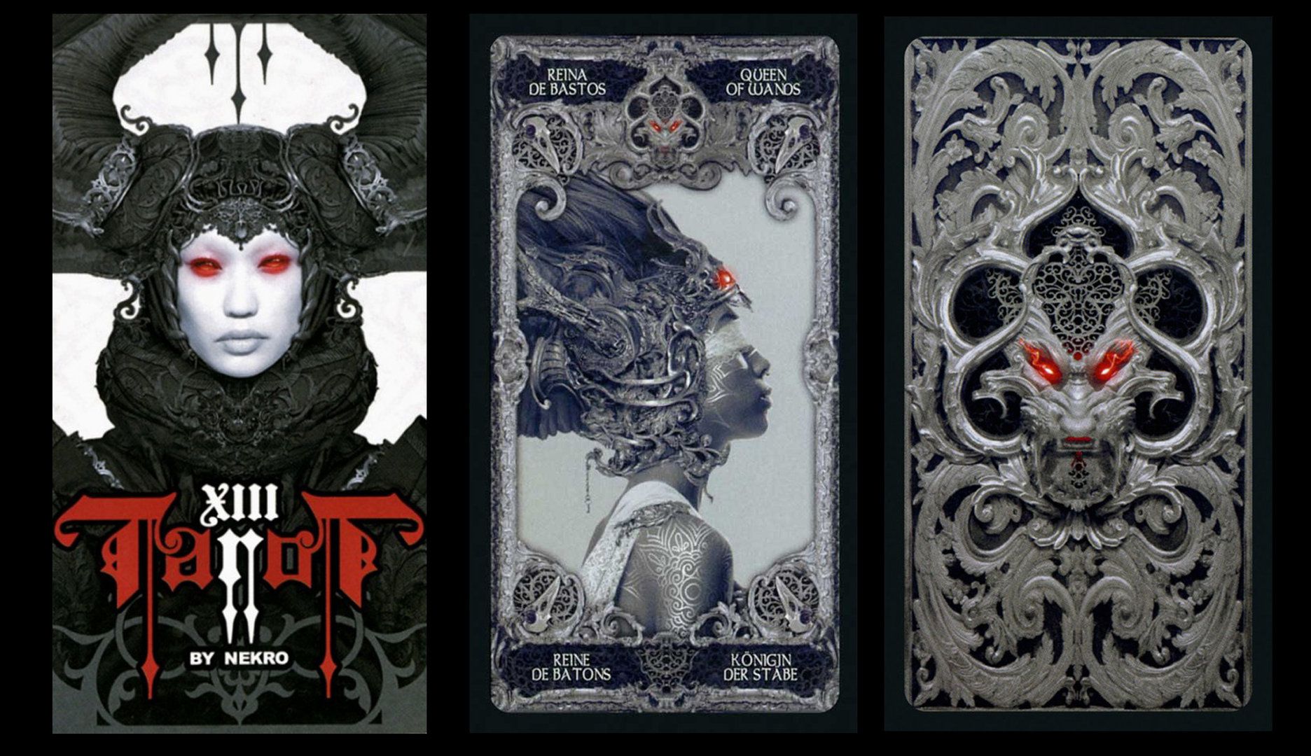 Baralho XIII Tarot By Nekro - Baralho Box - Sua loja online de
