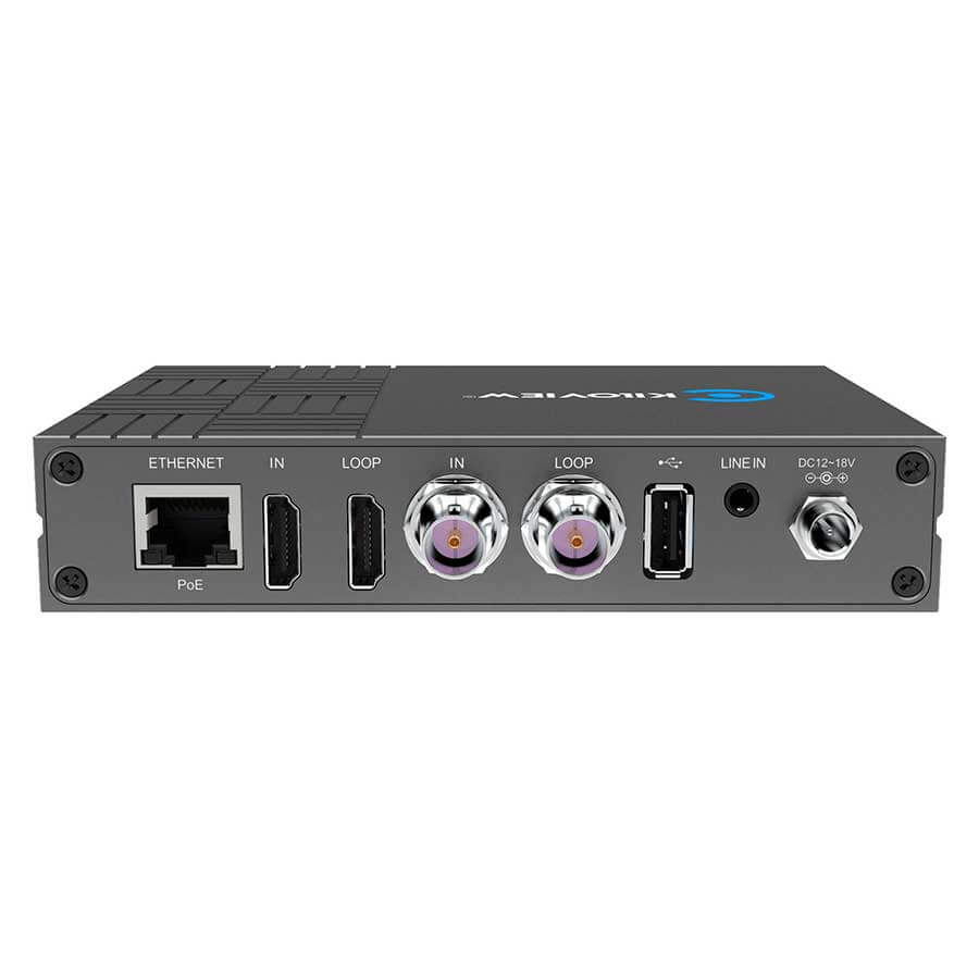Encoder de Vídeo Kiloview E3 HDMI e SDI Dual Channel - Broadcast Video SP