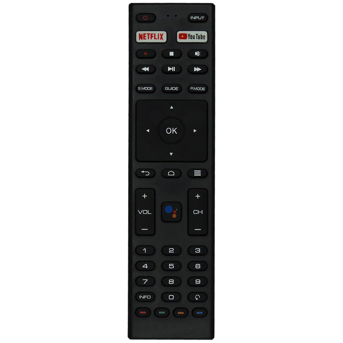 Controle LinkSky Compatível Com Tv Smart Jvc Netflix Youtube - Eletromassa