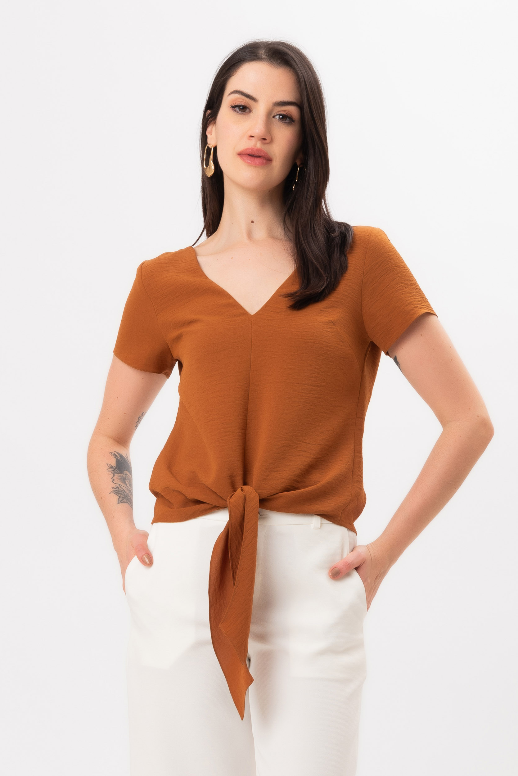 ALL SIDE BLUSA LAURA BRONZE - All Side Store - Moda que Exalta a