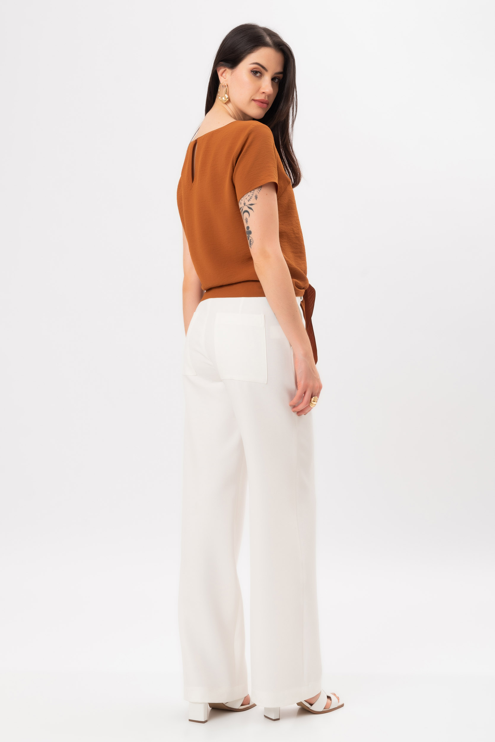 ALL SIDE BLUSA LAURA BRONZE - All Side Store - Moda que Exalta a