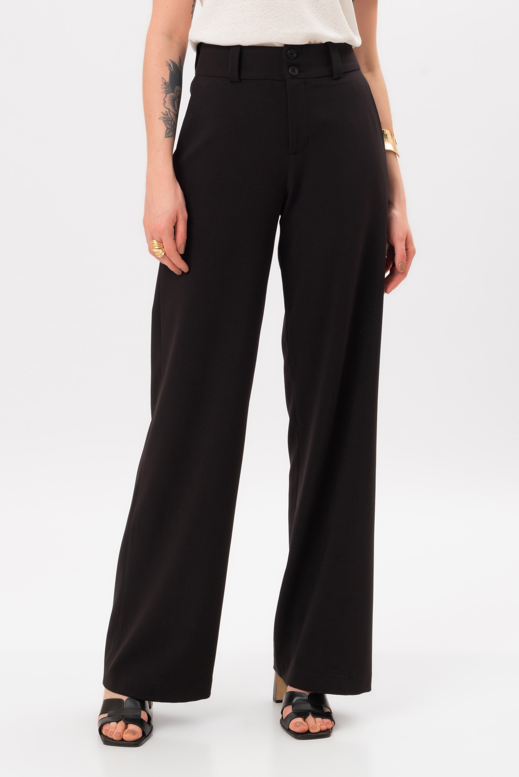 ALL SIDE CALÇA RETA PRETA LUCY - All Side Store - Moda que Exalta