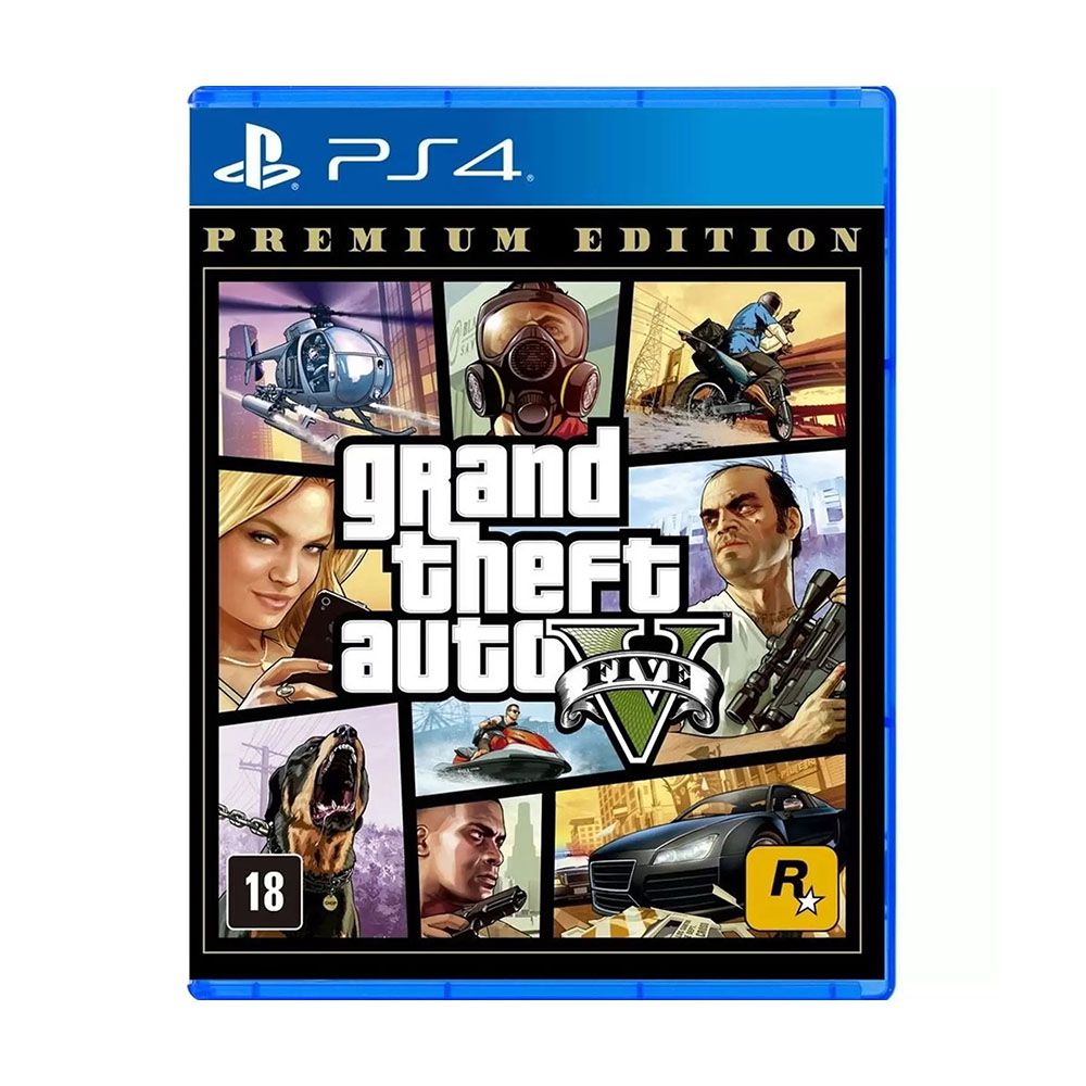 GTA V - Ps4 Mídia Física Usado - Mundo Joy Games - Venda, Compra e  Assistência em Games e Informática