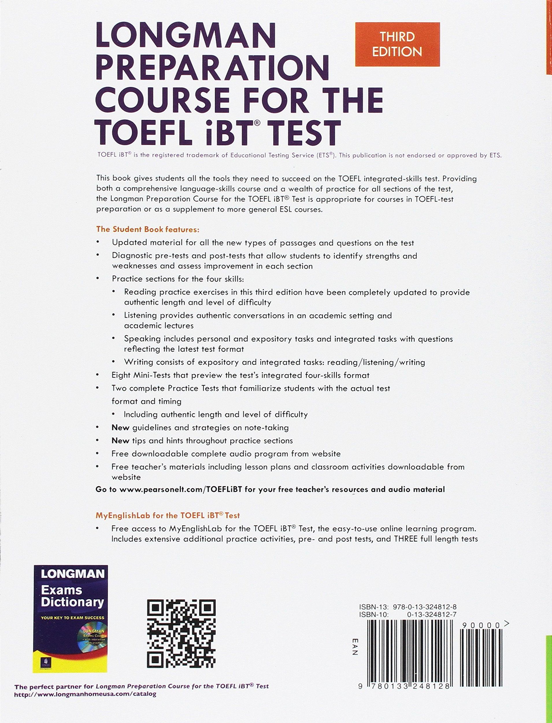 Longman Preparation Course For The TOEFL IBT Test - With Answer