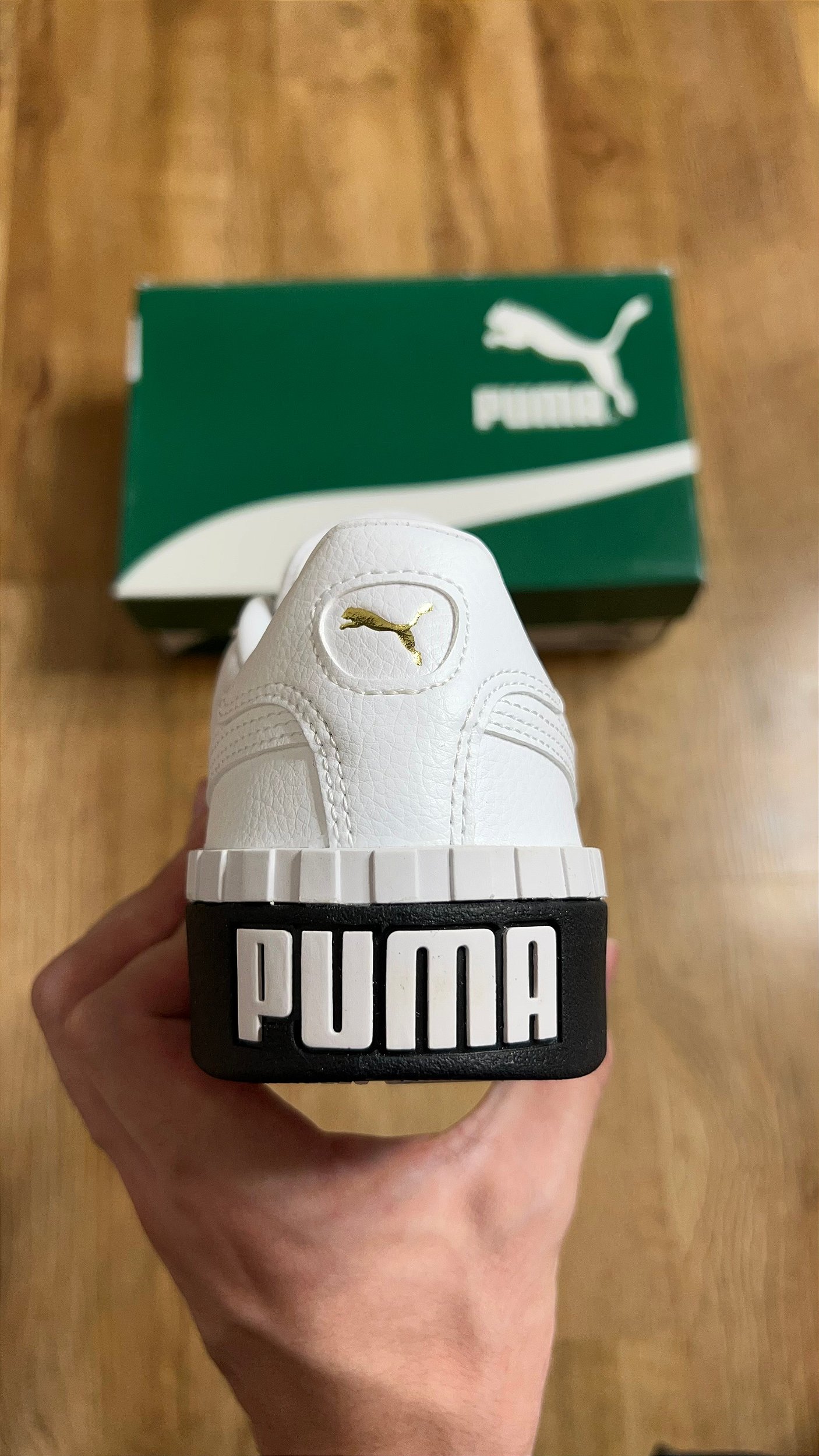 puma cali white black