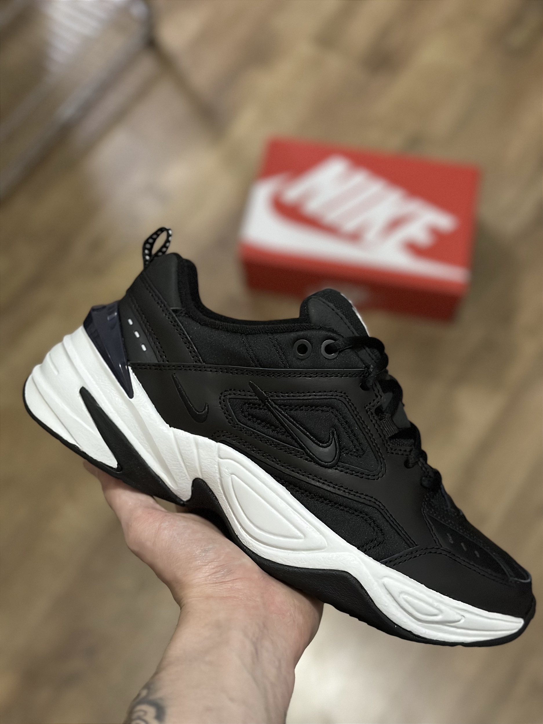 NIKE M2K TEKNO black obsidian Corre de Rua
