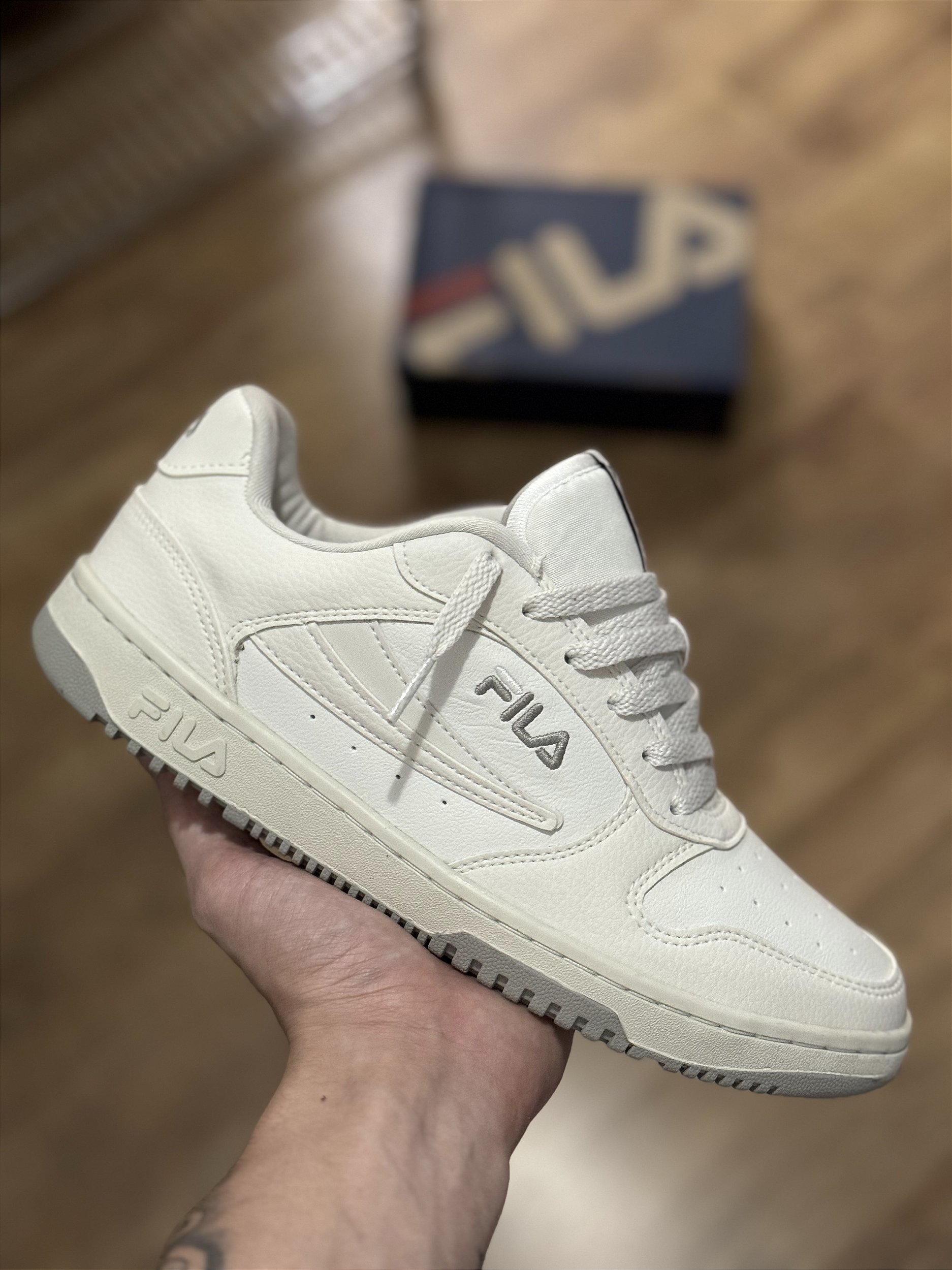FILA FX 33 LOW vaporous gray Corre de Rua