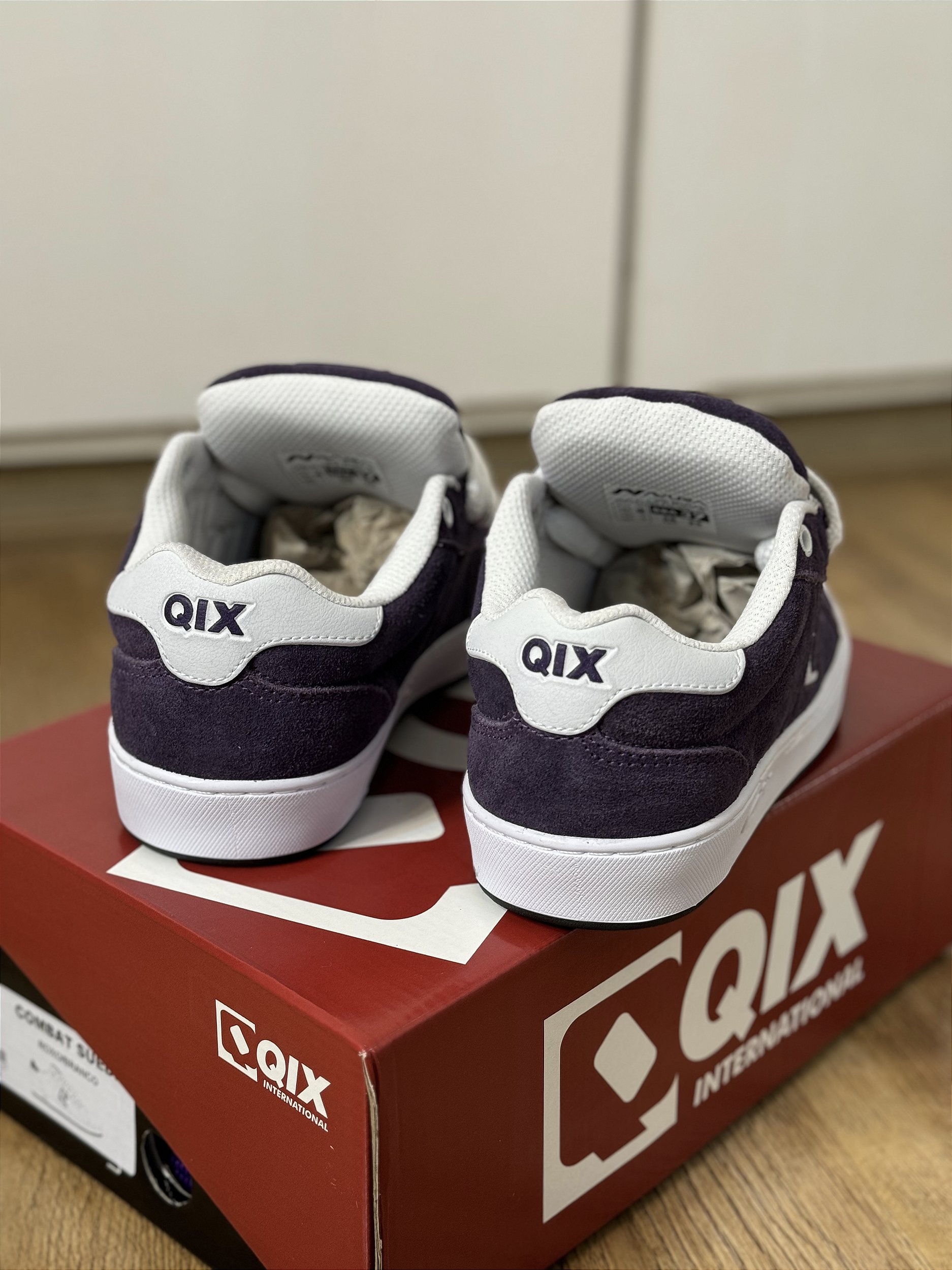 QIX COMBAT SUEDE (roxo) - Corre de Rua