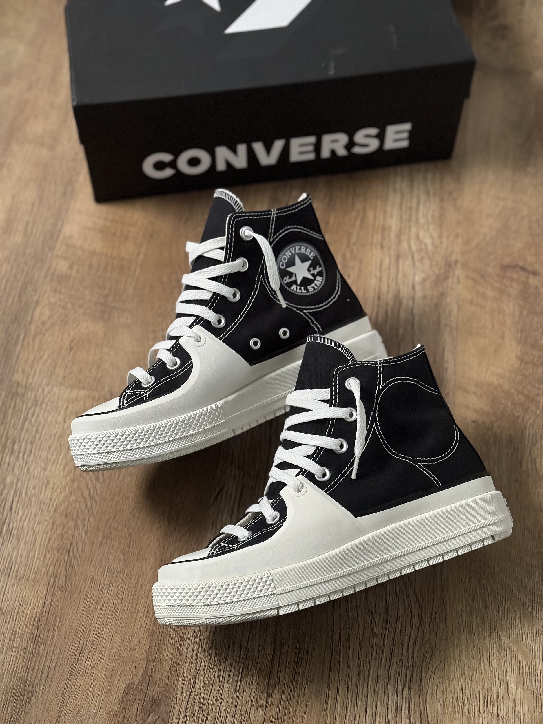 CONVERSE CTAS CONSTRUCT HI (preto) - Corre de Rua CONVERSE CTAS CONSTRUCT HI (preto) - Corre de Rua