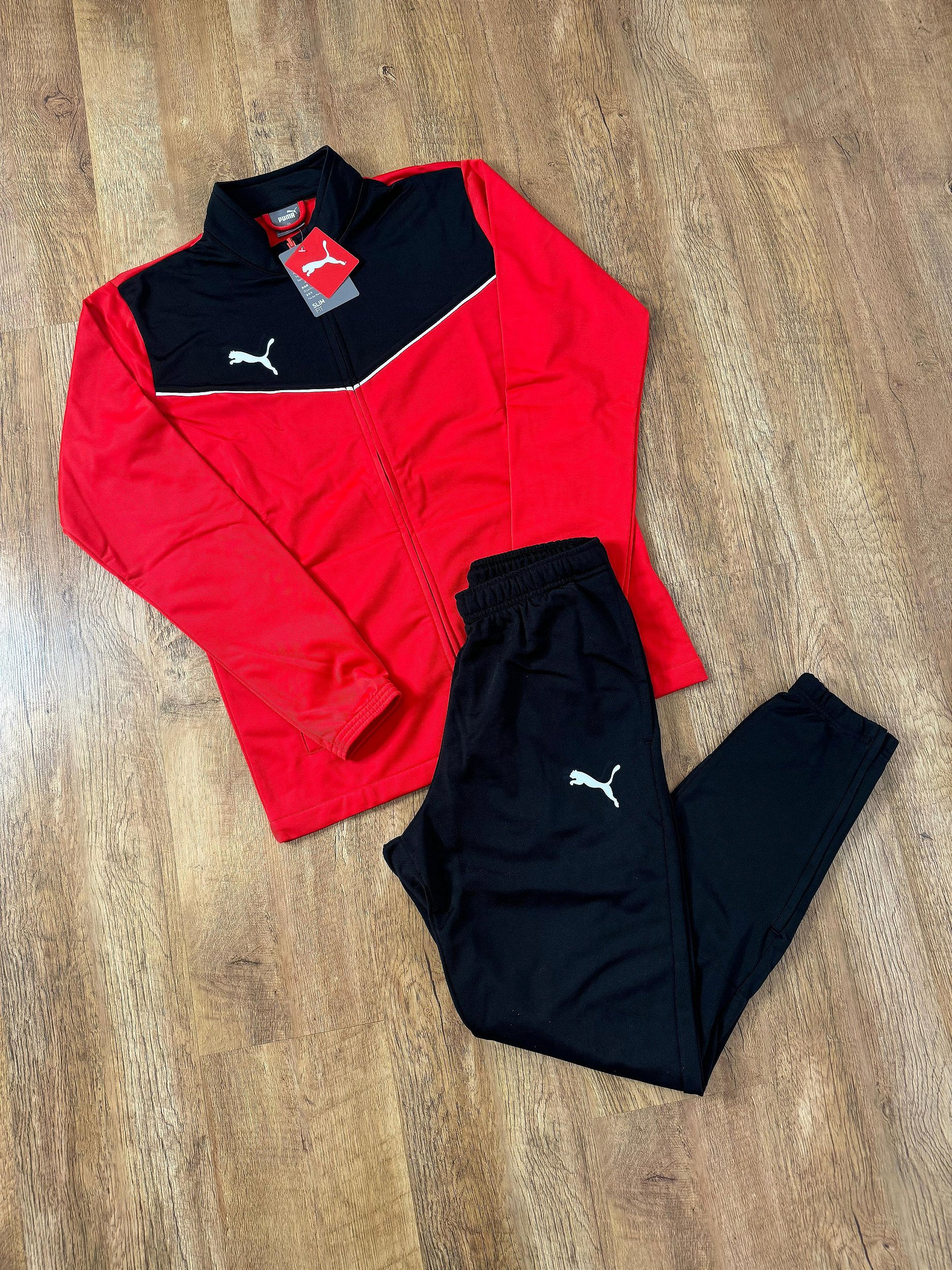 CONJUNTO PUMA TRACKSUIT (vermelho) - Corre de Rua