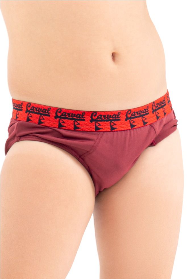 Cueca Slip Carval Microfibra de Poliester Infantil Carval Moda Íntima