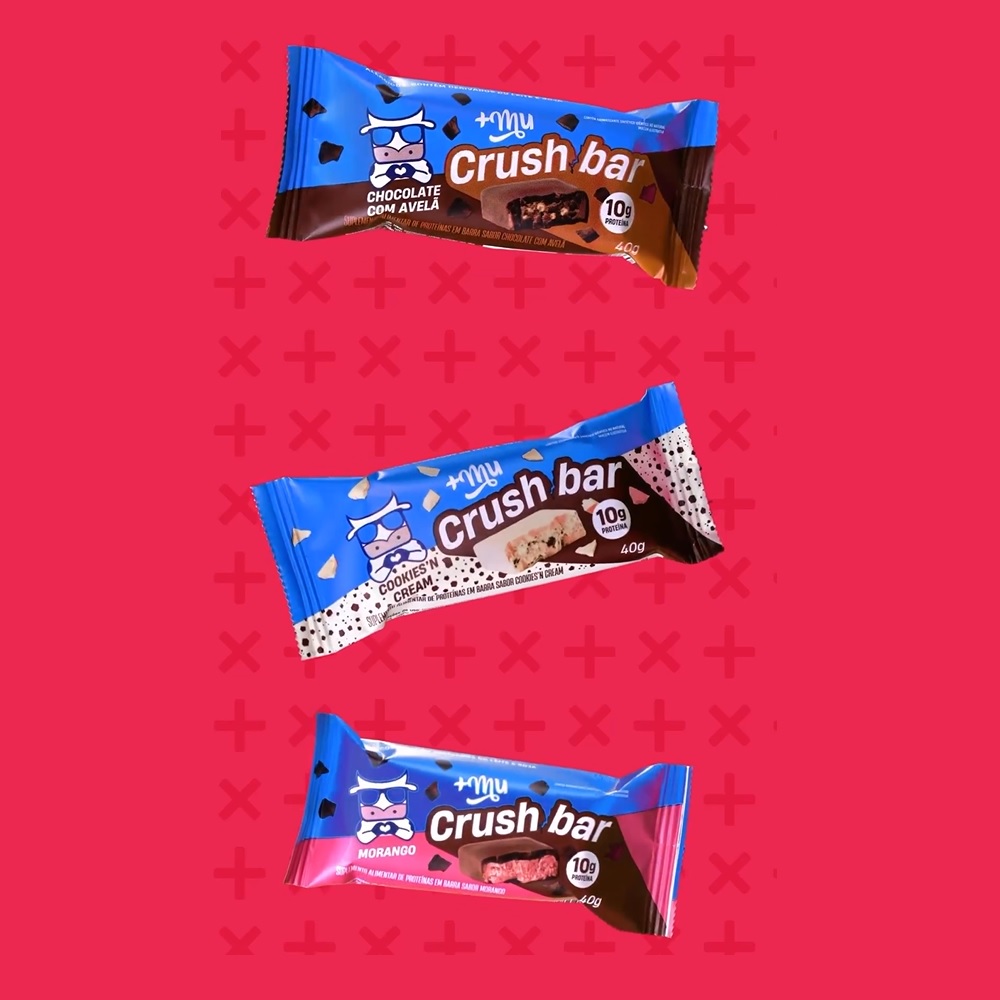 Crush Bar Sabor Morango Mais Mu 480g BS Nutrition Distribuindo
