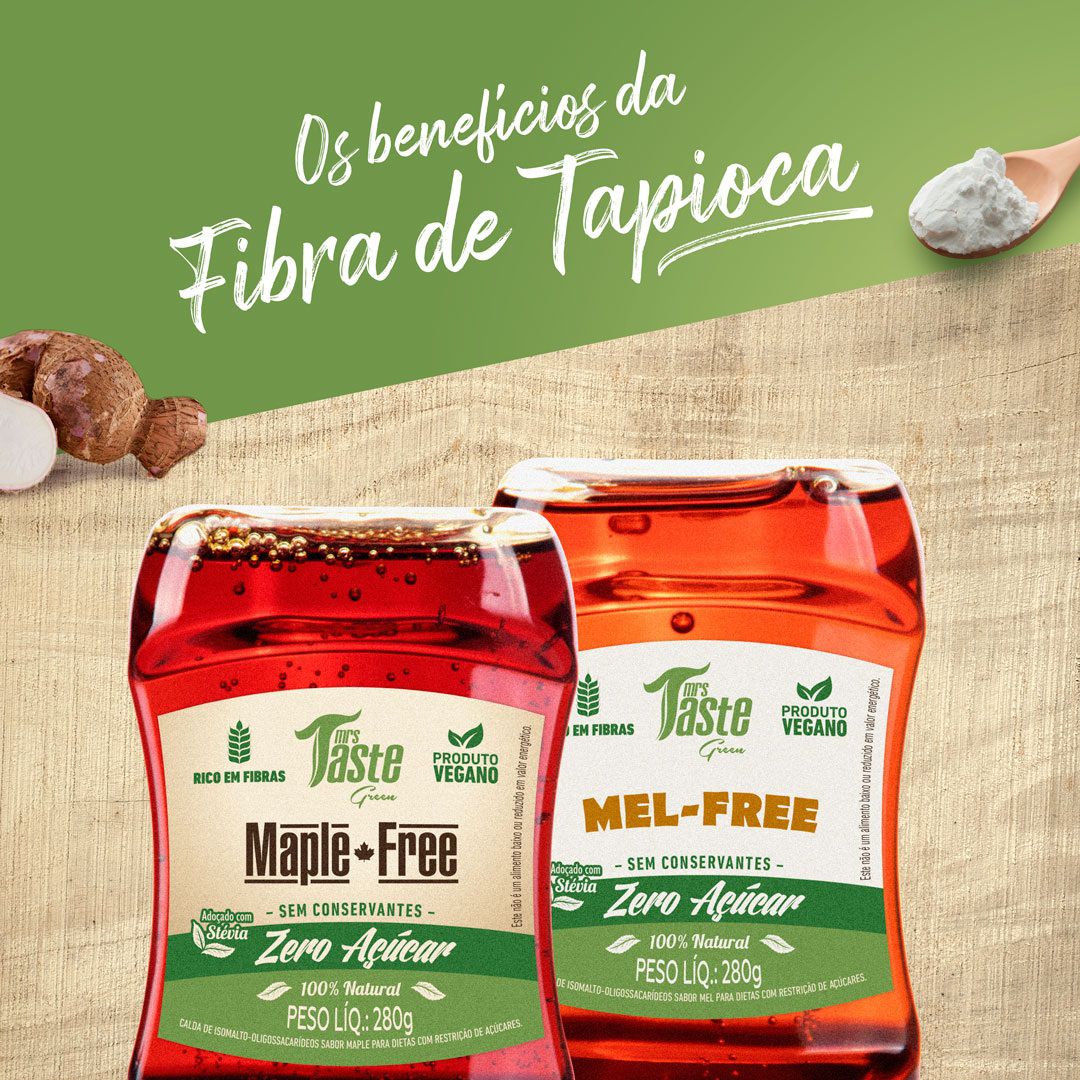 Maple-FREE Mrs. Taste 280g - Xarope Zero Açúcar Maltitol Isomalto