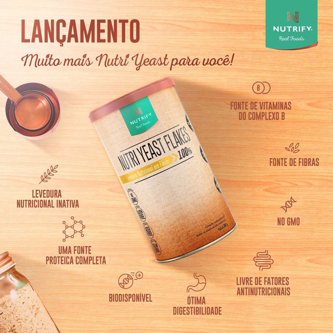 NUTRI YEAST FLAKES 300G NUTRIFY