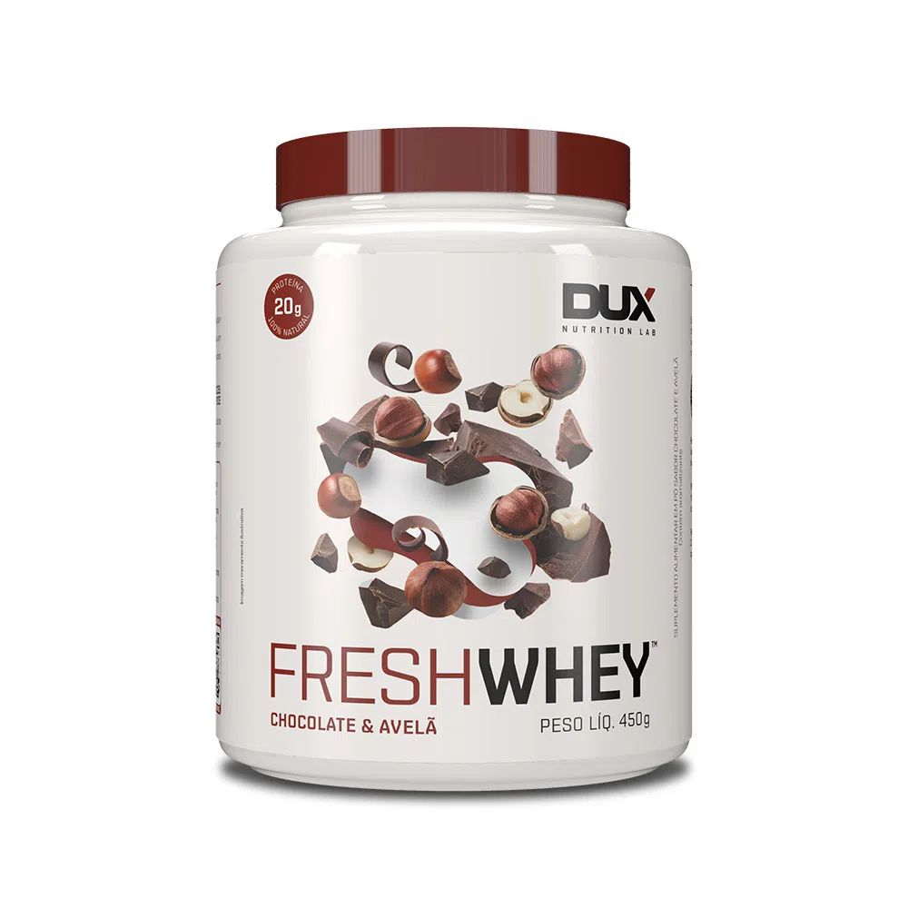 FRESHWHEY™ CHOCOLATE E PASTA DE AMENDOIM - POTE 450g - duxnutrition