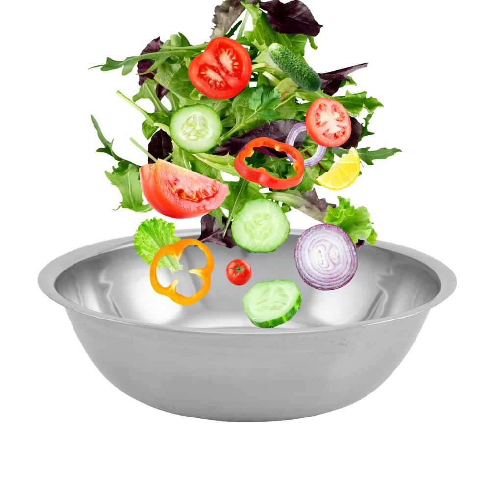 Tigela Mixing Bowl Aço Inox 35cm Resistente Multiuso Preparar Servir Cozinha  Gourmet Premium - Venicci