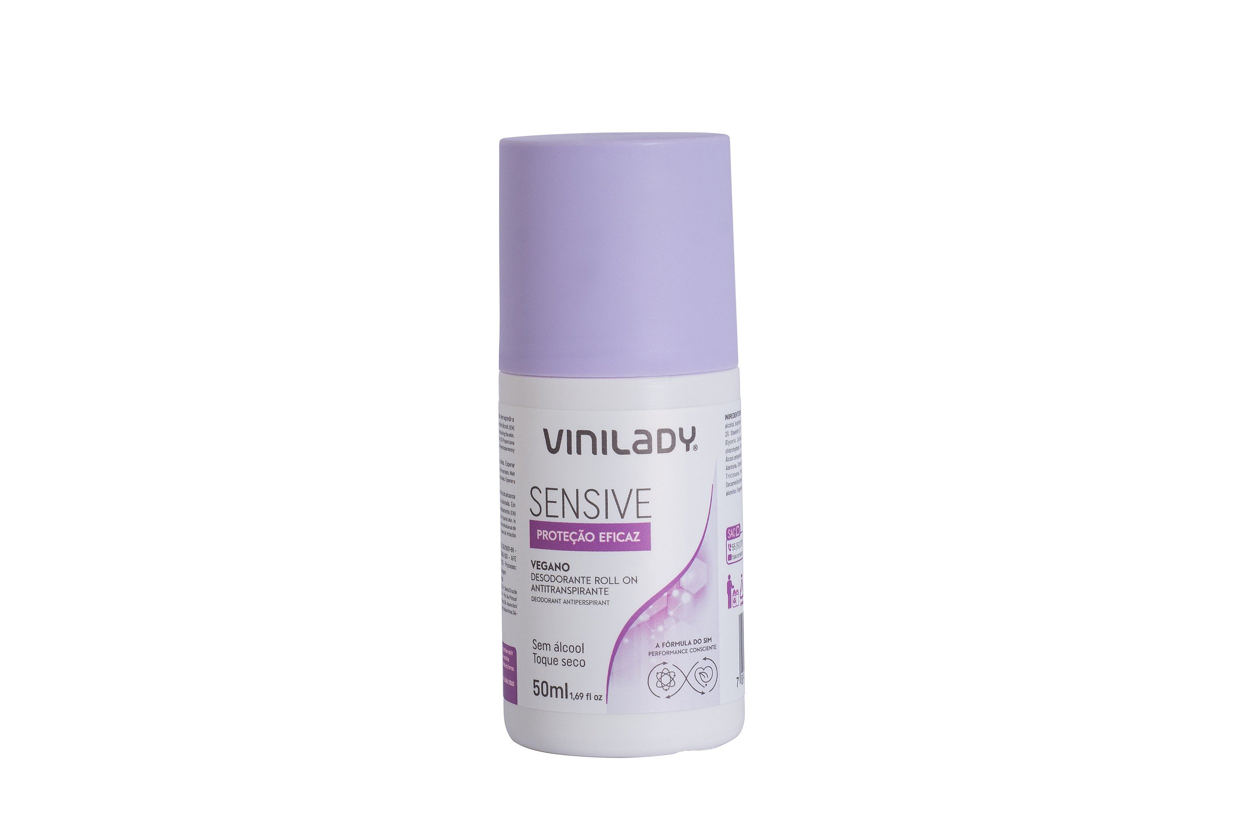 Desodorante Roll On Antitranspirante Sensive 50ml - Loja Virtual Vinilady
