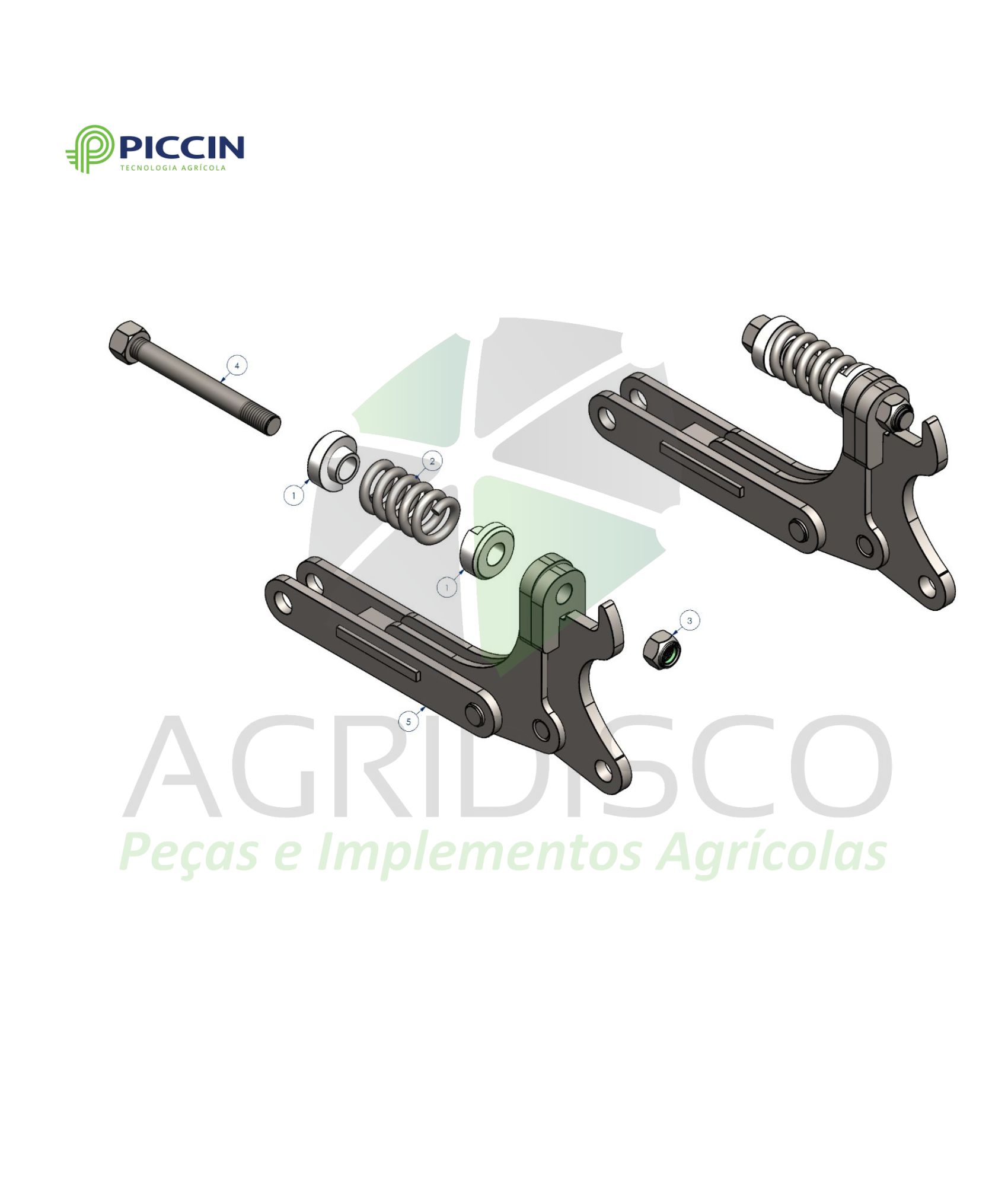 P.CJ.03048 DESARME AUTOMÁTICO DA MOLA 131 MM / ESCARIFICADOR (PICCIN ...