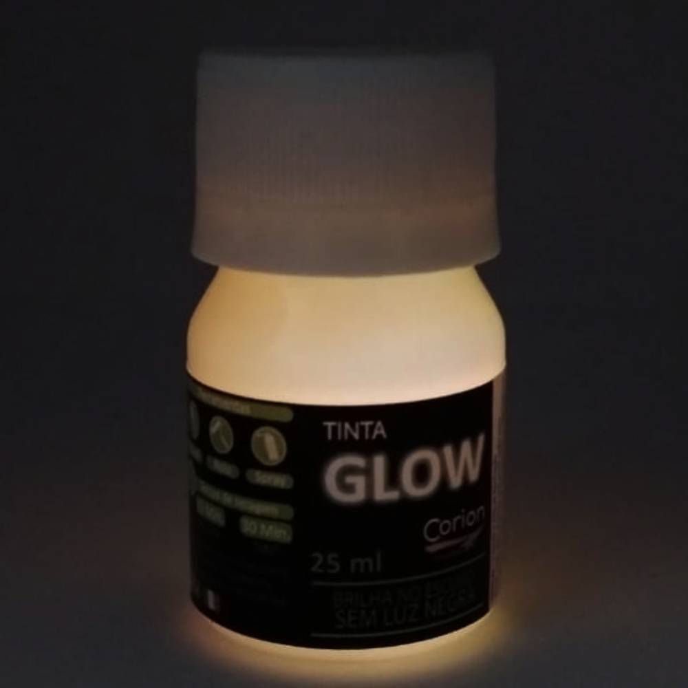 tinta glow, luminescente, brilha no escuro, fotoluminescente, glow in ...