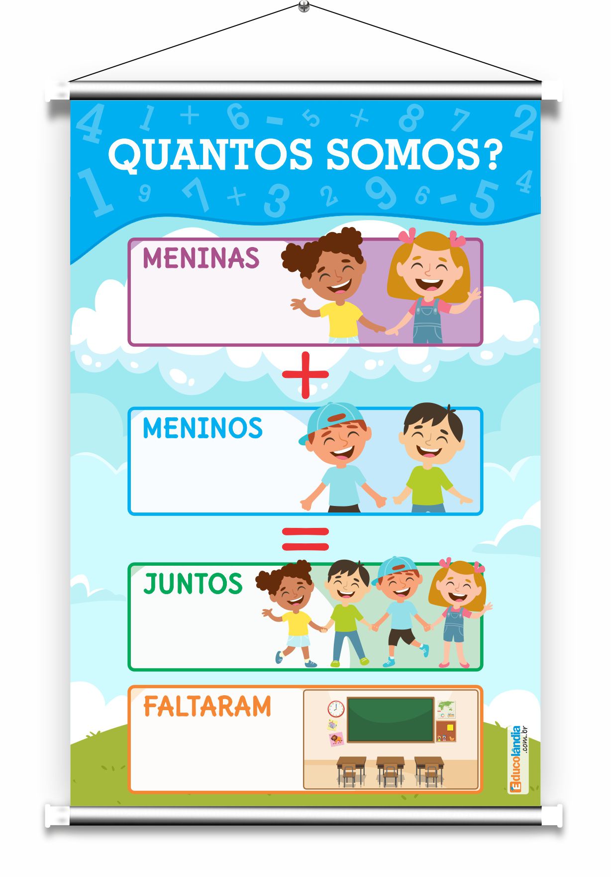 Banner Dias da Semana e Meses do Ano em Inglês - Educolândia, Banners  Educativos e Pedagógicos para Sala de Aula