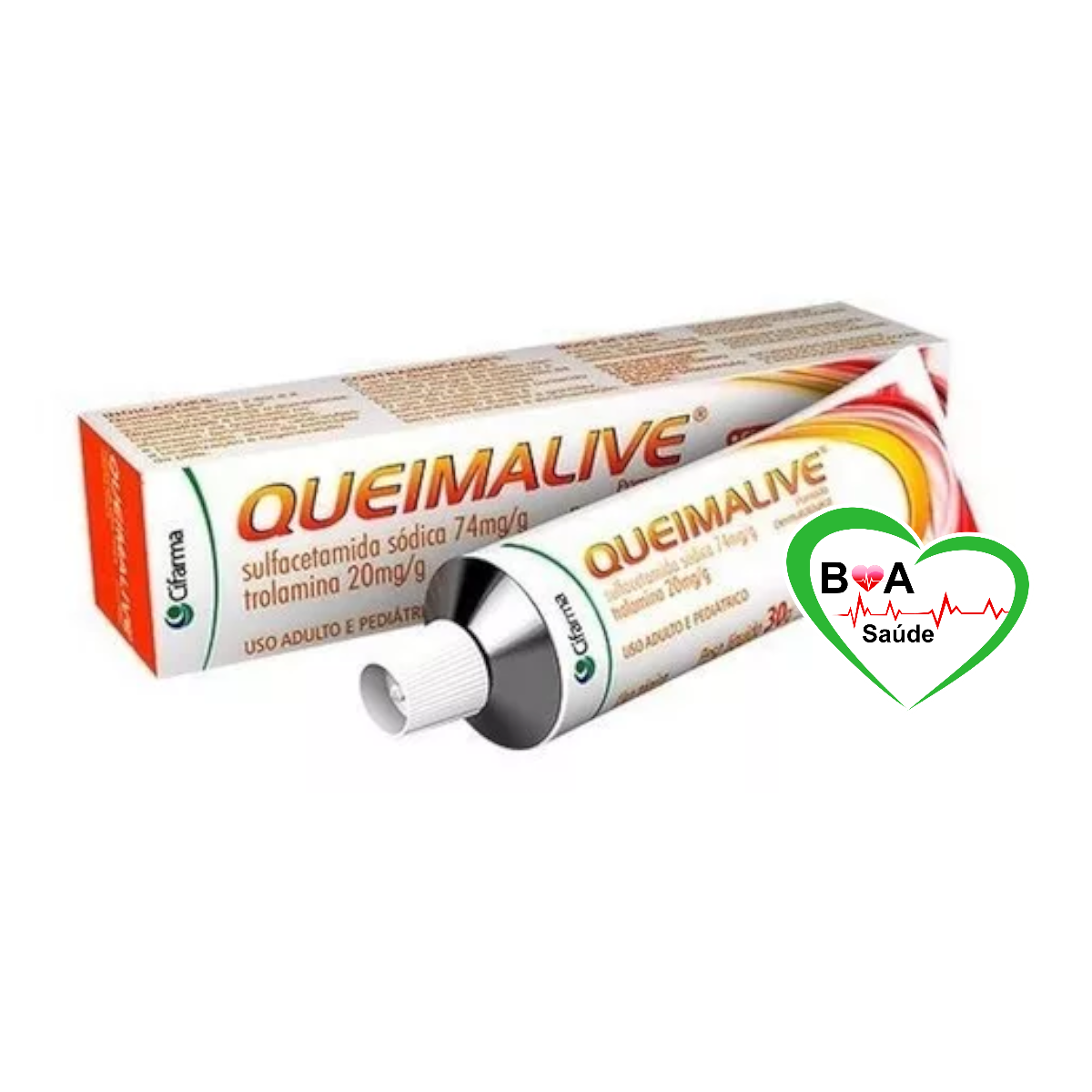 Queimalive Pomada Cicatrizante Para Queimaduras 30g Cifarma - BOA SAUDE ...