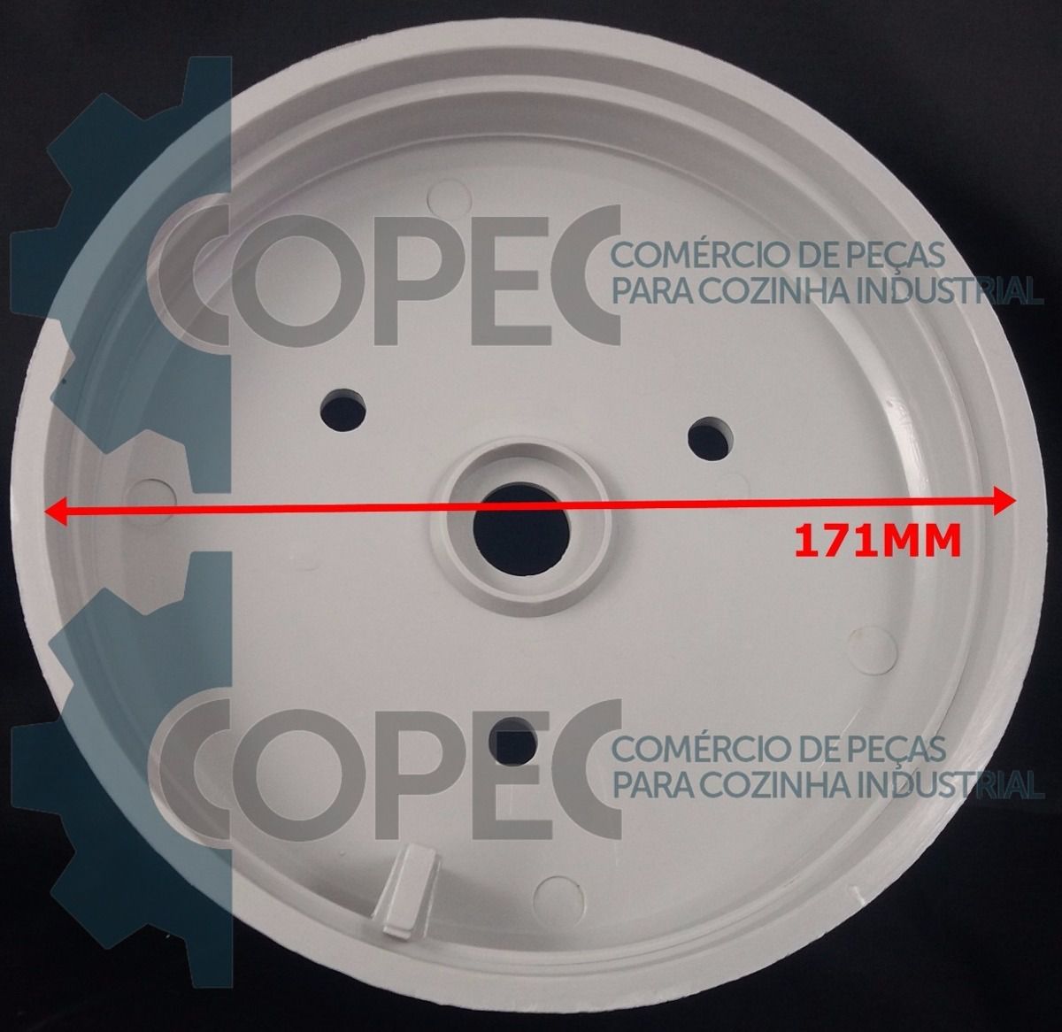 Suporte Copo Cinza Cutter 2,5L 4L Metvisa - COPEC - Comércio de