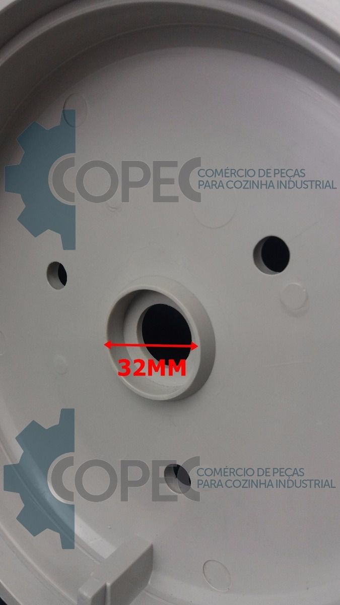 Suporte Copo Cinza Cutter 2,5L 4L Metvisa - COPEC - Comércio de