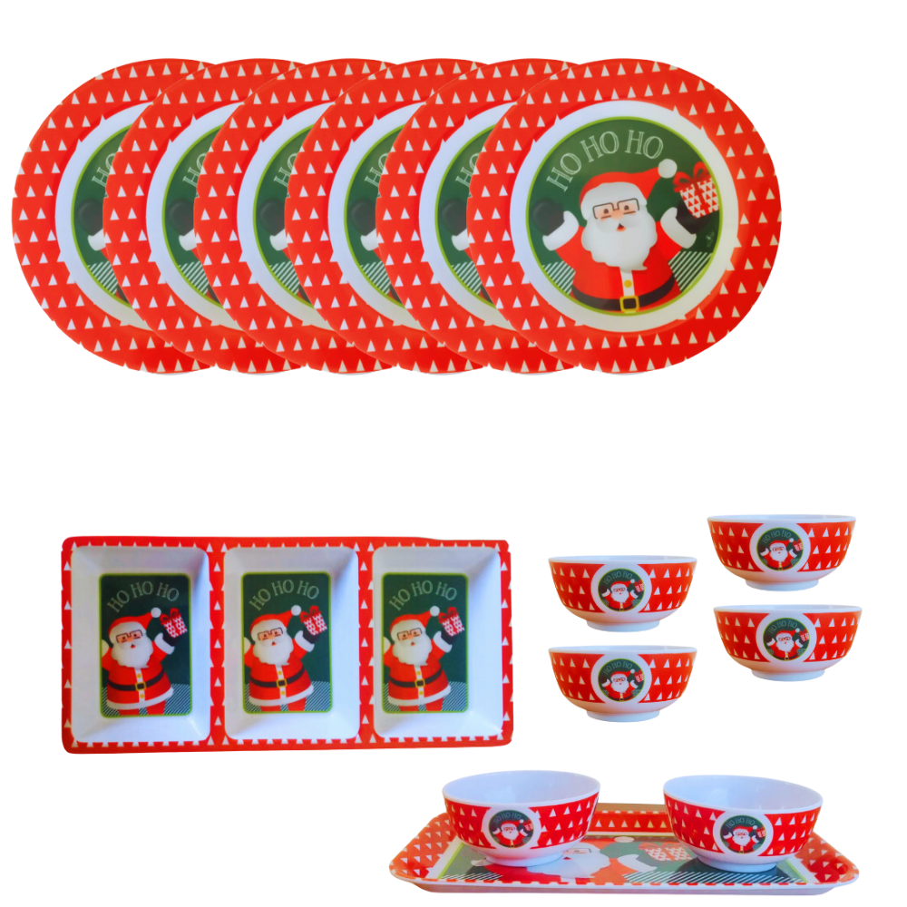 Kit Papai Noel Trenó Jogo Com 2 Para Bancada16x14x3,5cm - SALDÃO. - Papel  Mache