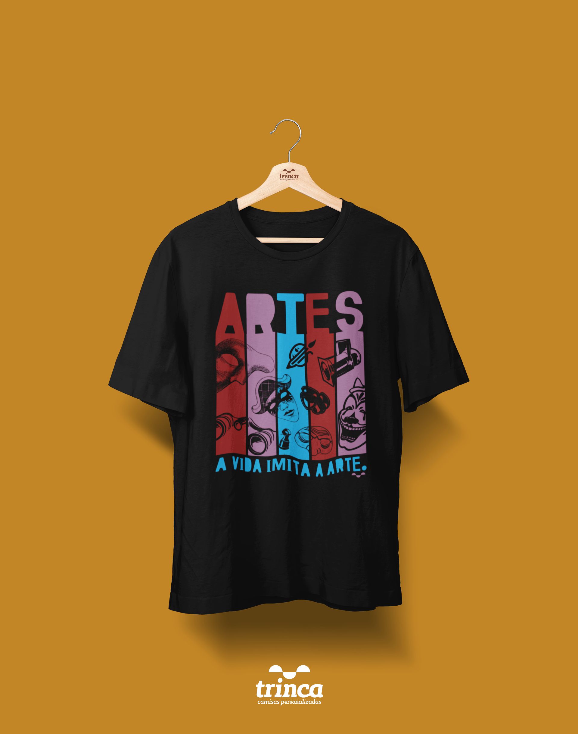 Camisa Universitária Artes - Ou a arte imita a vida? - Basic ...