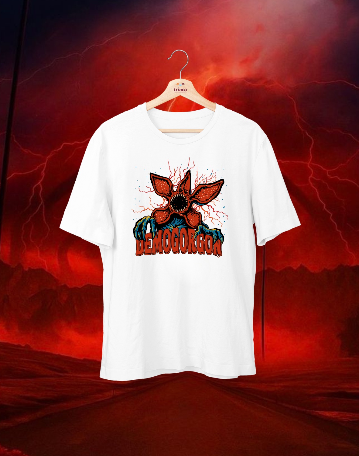 Camisa - Stranger Things 2.0 - Demogorgon - Estampamos a melhor