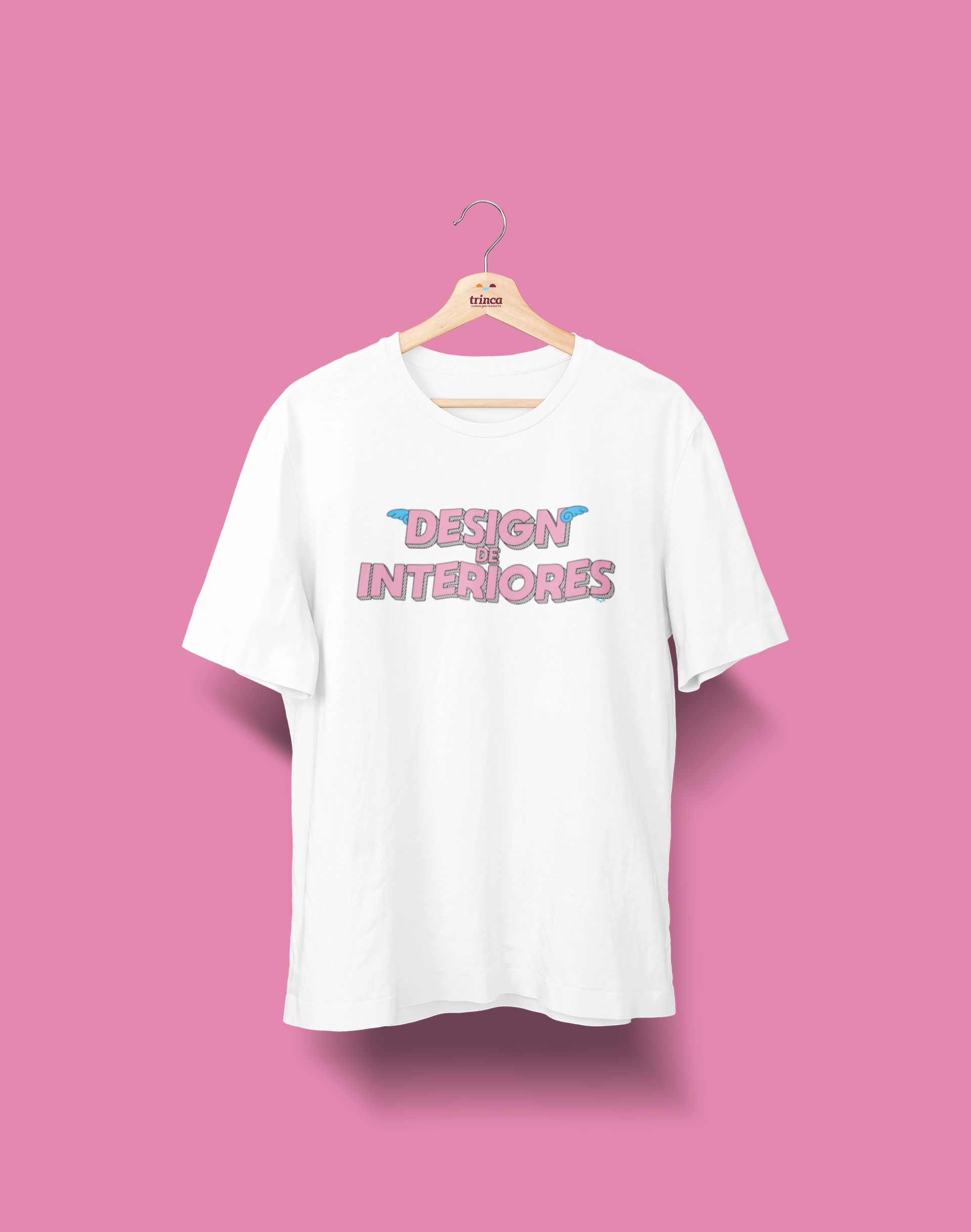 Camiseta Universitária - Design de Interiores - Voe Alto - Basic ...