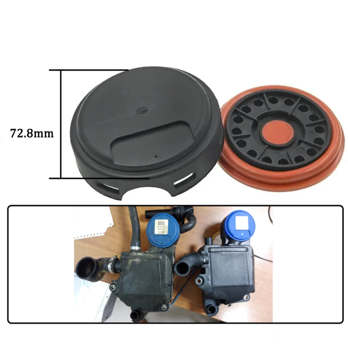 Cubierta De Membrana De Diafragma PCV Para Motor Volvo S60 V50 V60 2.4 2.5 D5 T5 – ERTONS