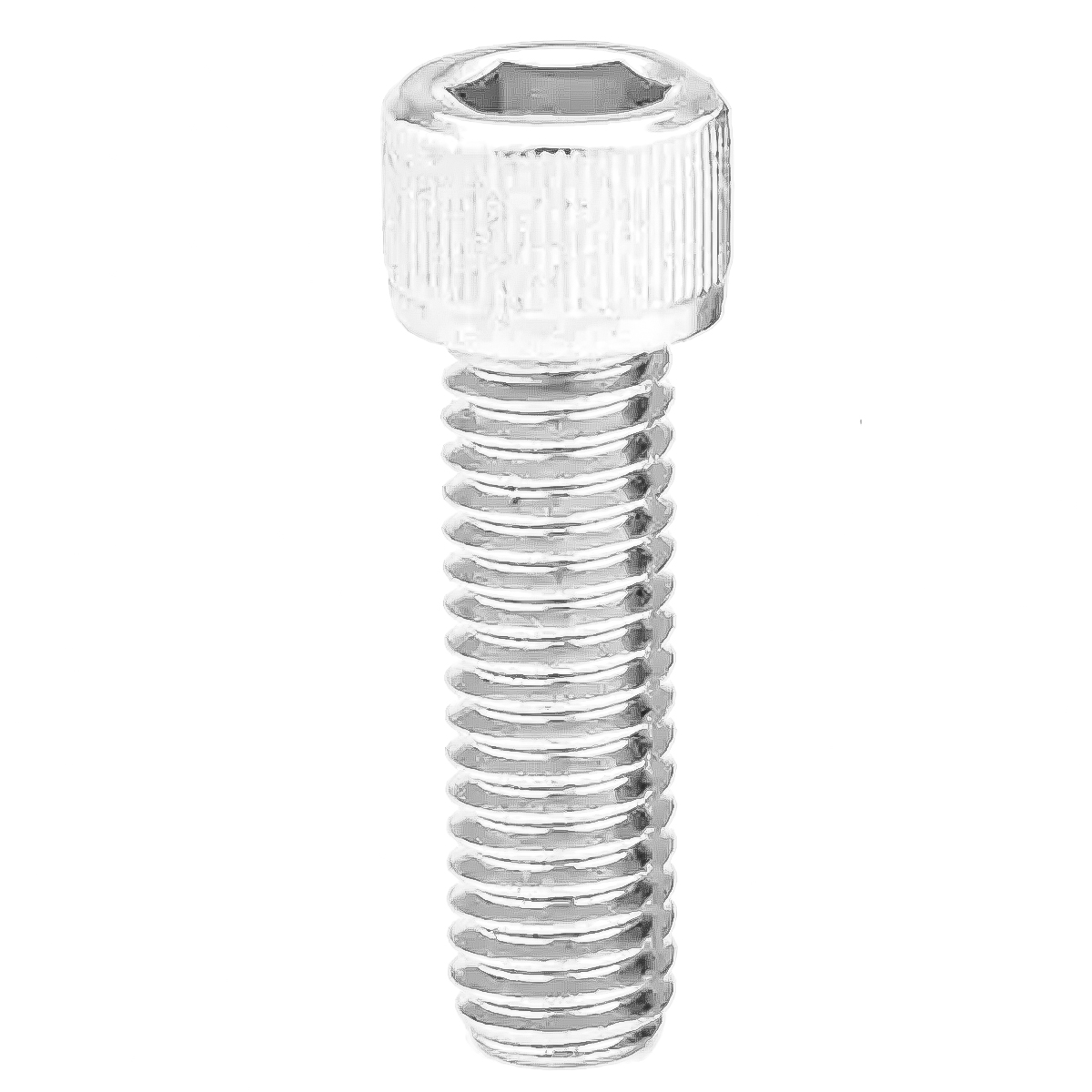 Parafuso Allen Cab Cilindrica - DIN 912 0,80 - M5 - Aço Inox