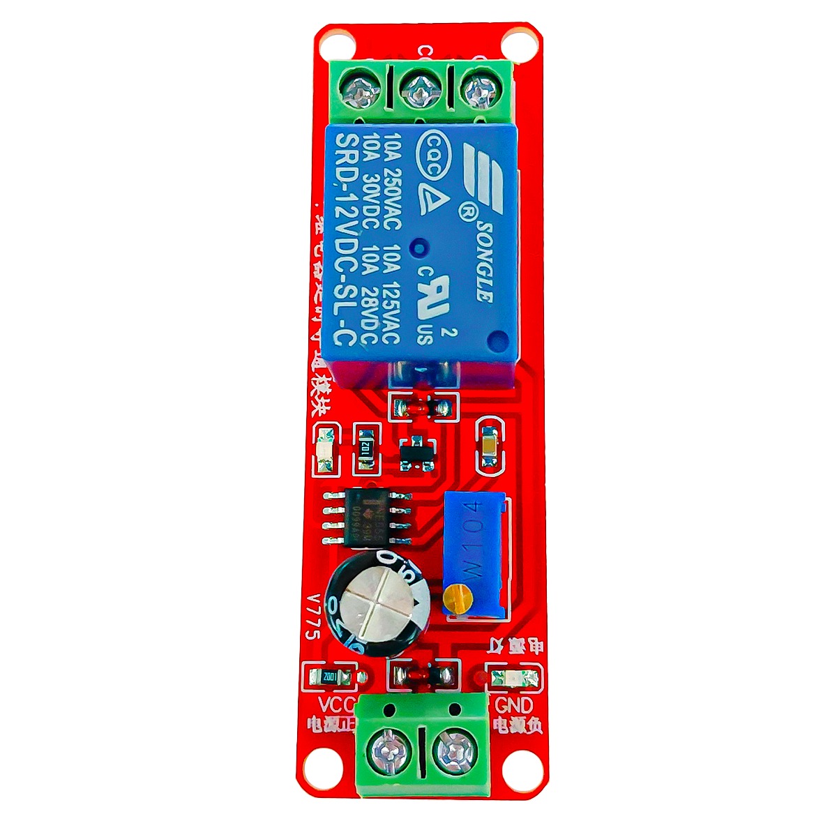 Rele De Atraso Ou Retardo 12v NE555 - Impacto CNC