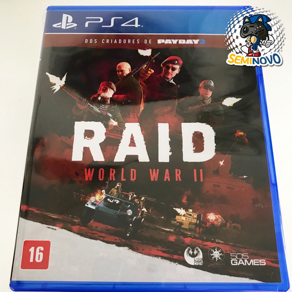RAID - World War II - PS4 - Game com Café.com