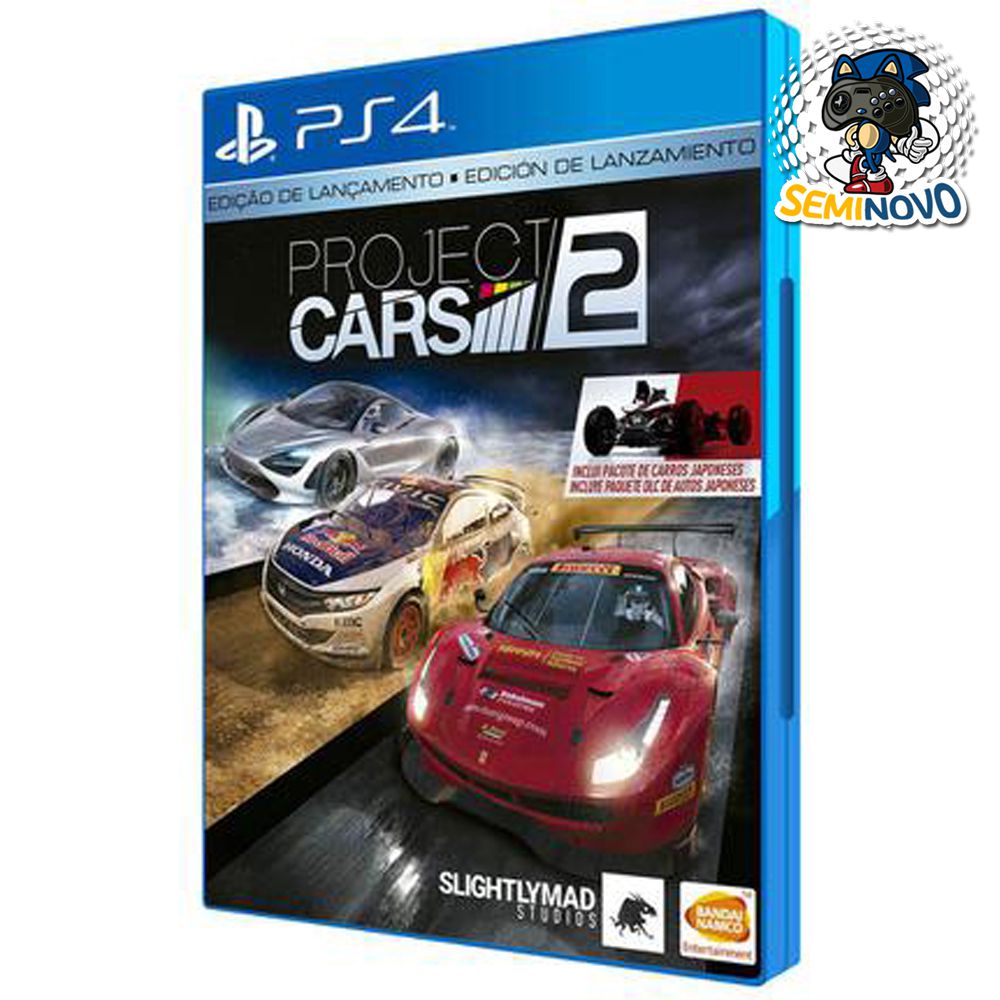 Project Cars - PS4 - Game com Café.com