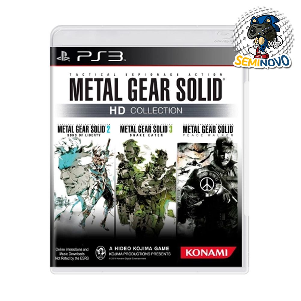 Metal Gear Solid HD Collection - PS3 - Game com Café.com