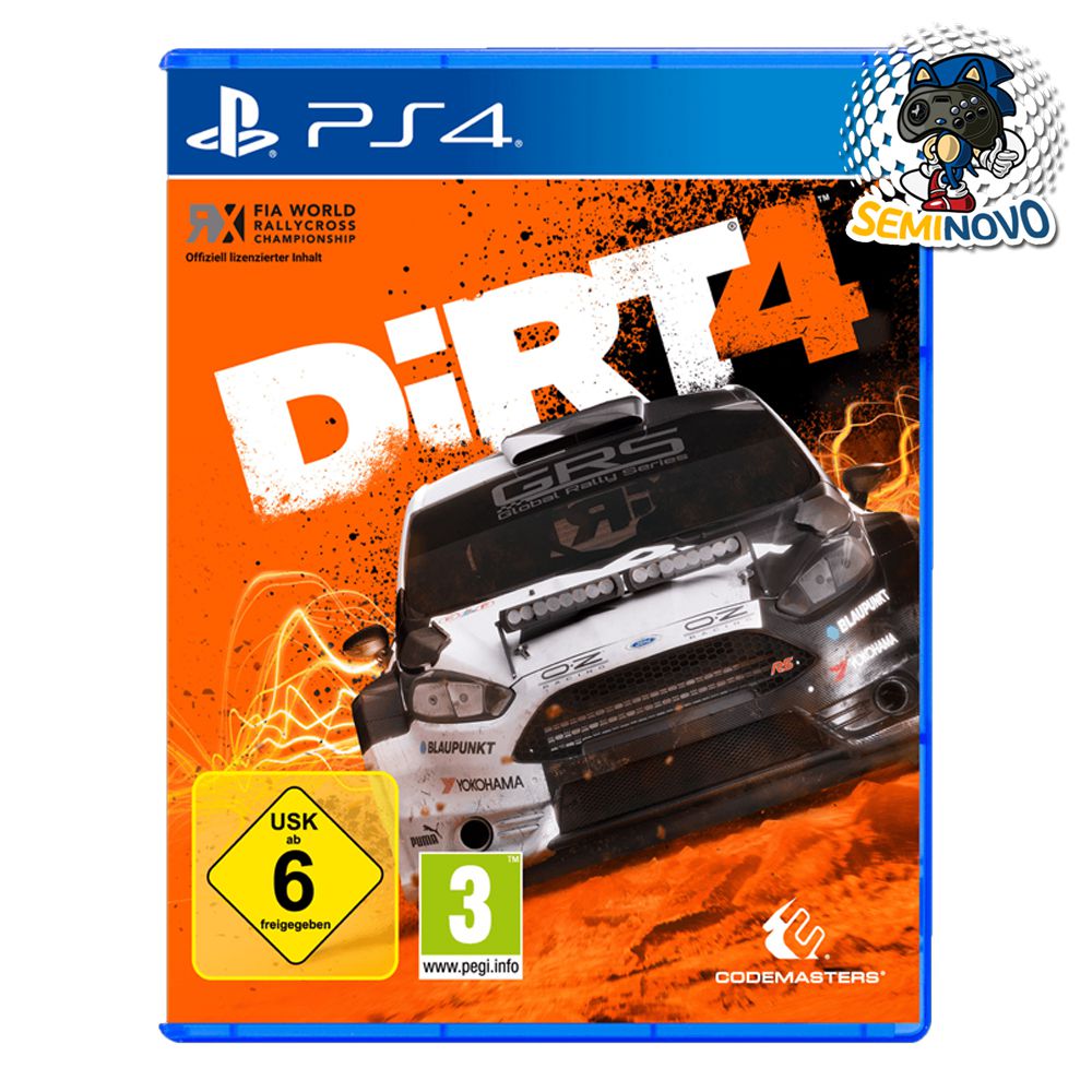 Jogo Dirt 4 - PS4 - Jogos PS4 Curitiba - Playstation 4 Curitiba