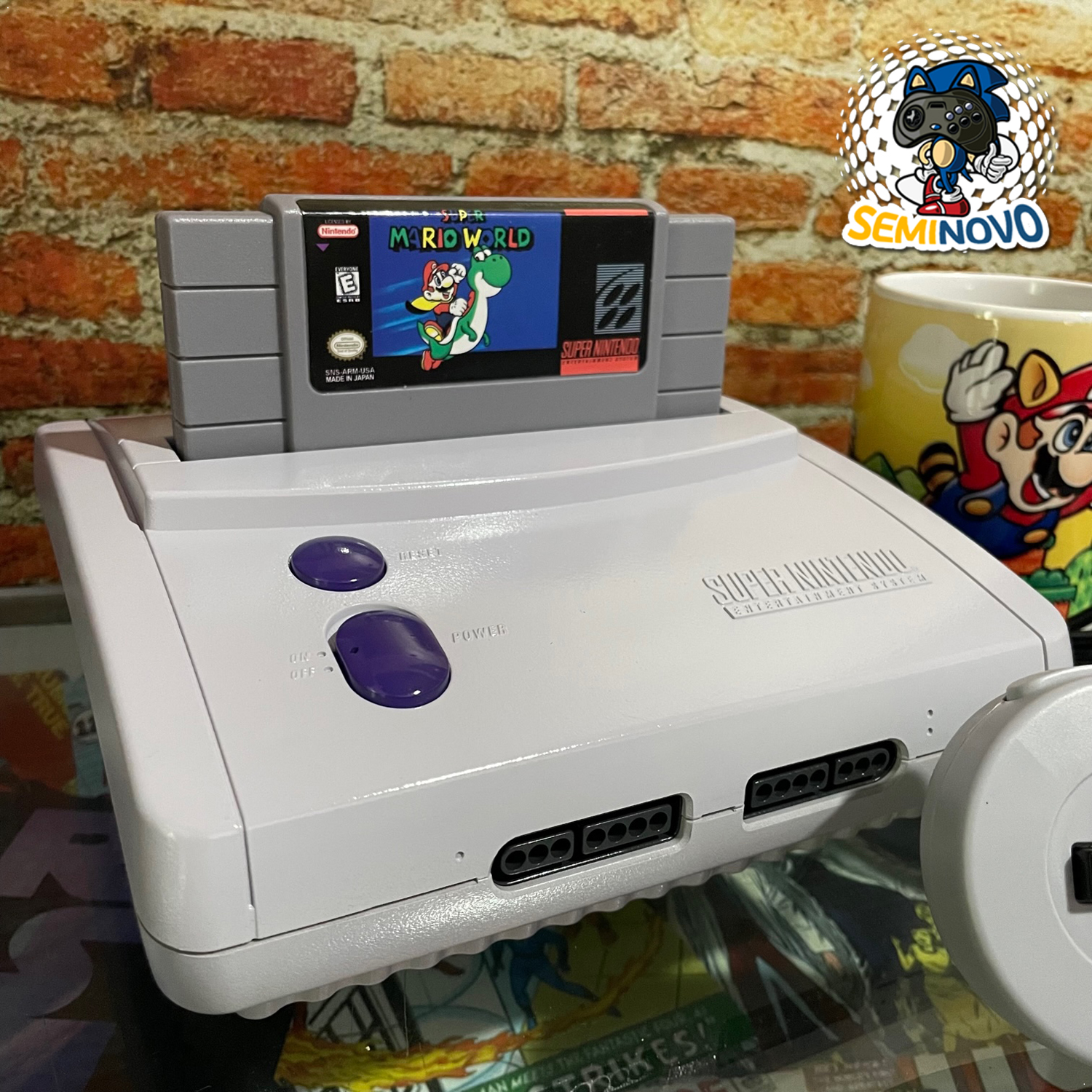 Super Nintendo Baby + Jogo - Game com Café.com